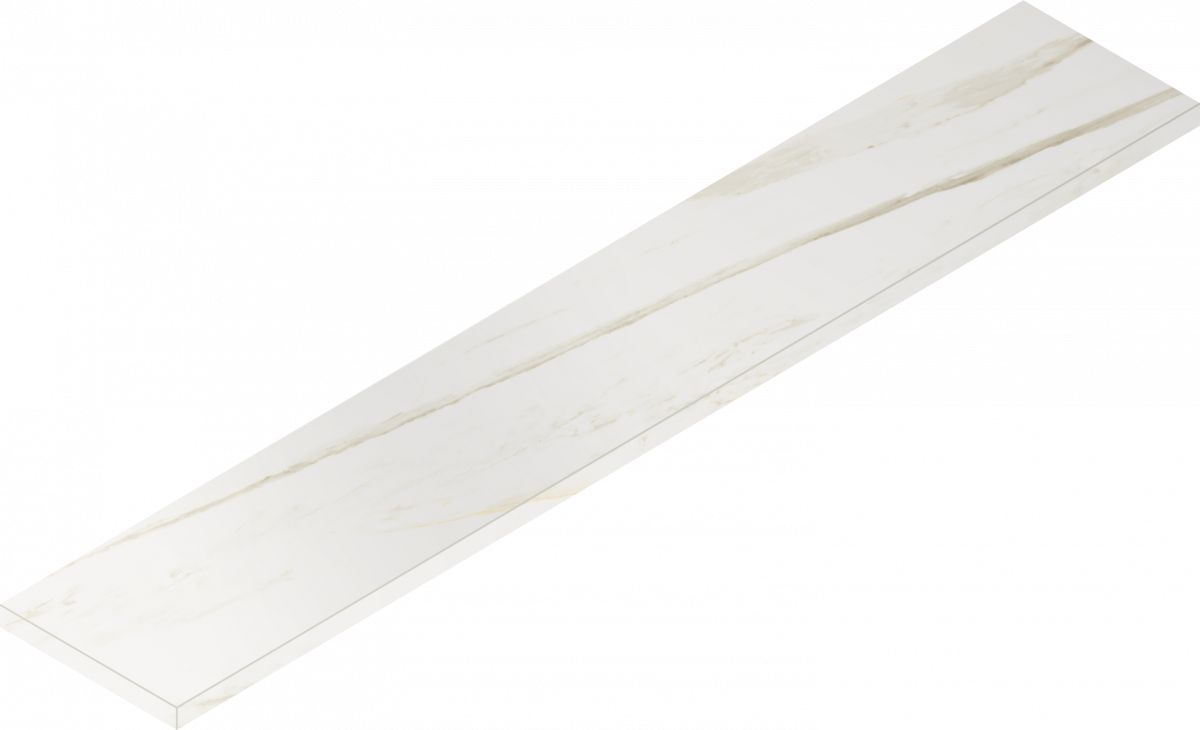 620070002632 Ступень Stellaris Carrara Ivory Scalino Angolare Sx 33x160