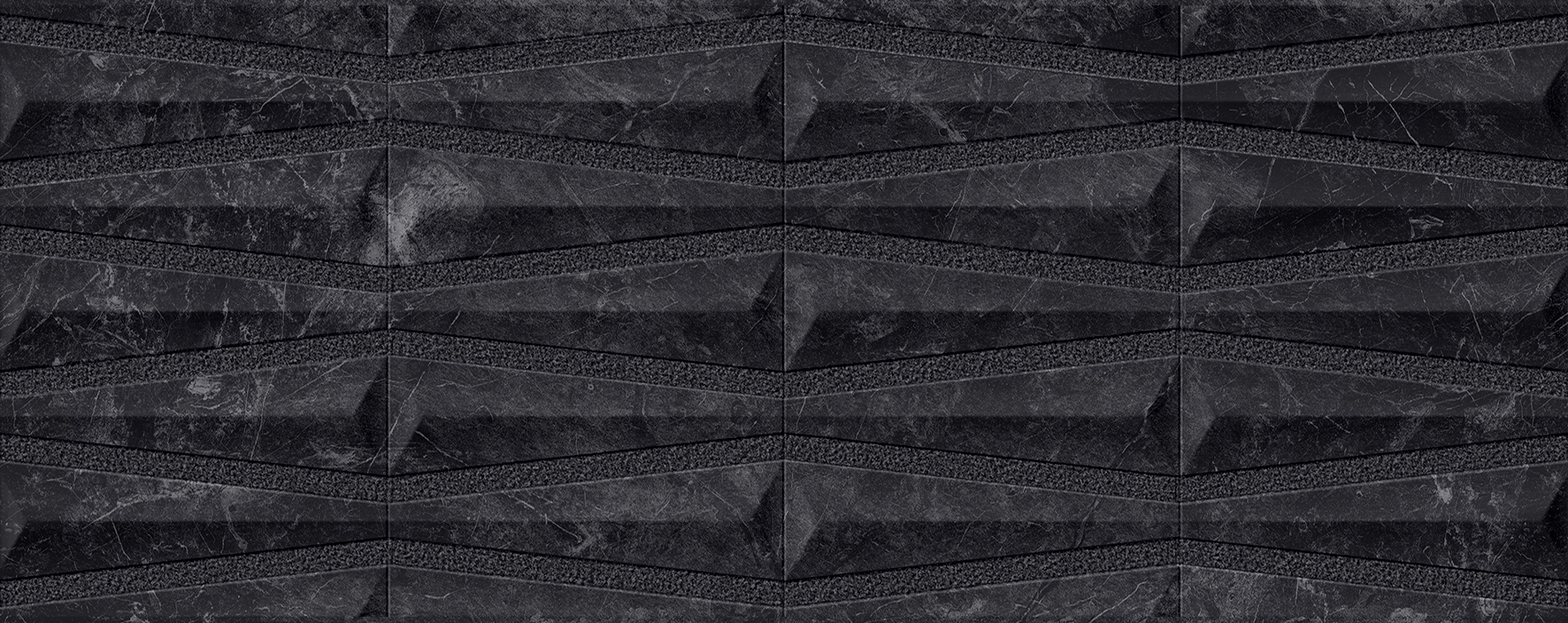 100354913 Декор Velluto Deco Nero 59.6х150 - фото 8
