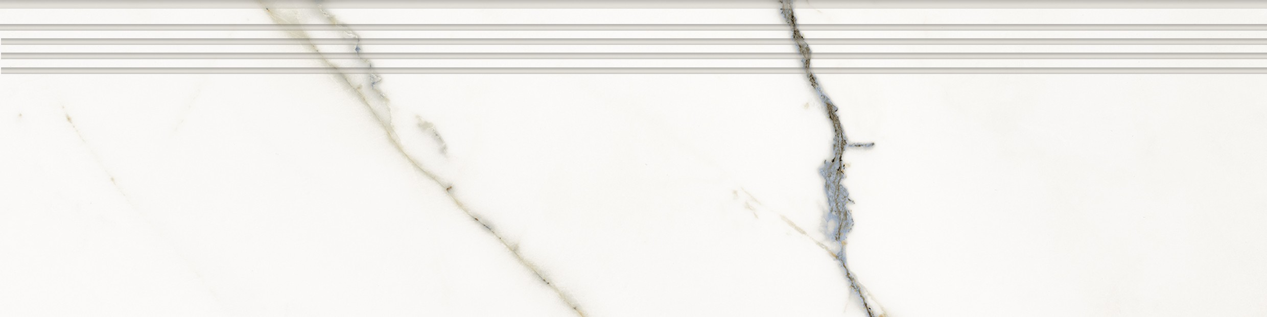 K-2002/MR/st01/294х1200x10 Ступень Iceberg White 120x29.4 Матовый st01 10мм