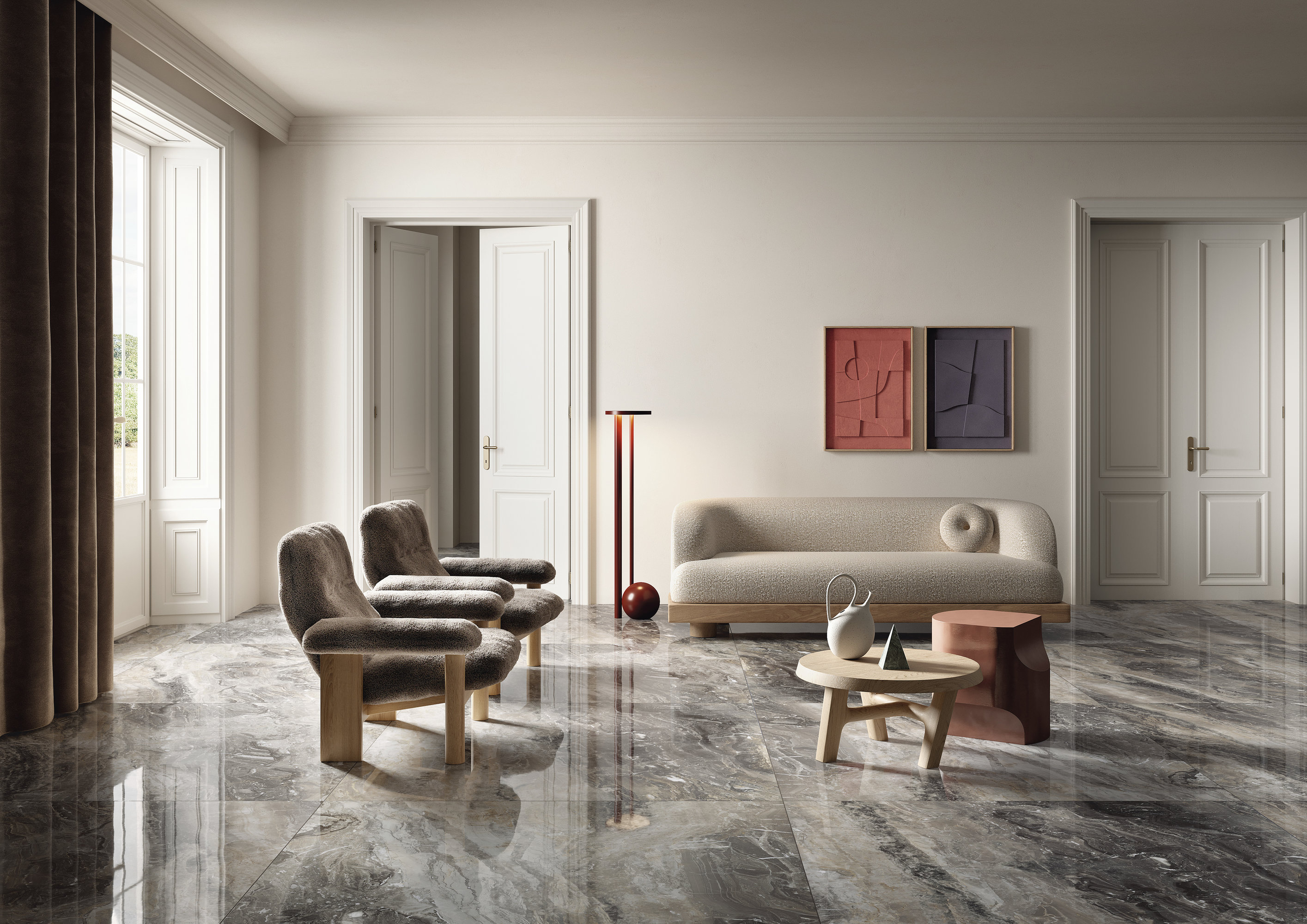 MMF33861530 На пол Maximum Marmi Opal White Feel 300х150 - фото 20