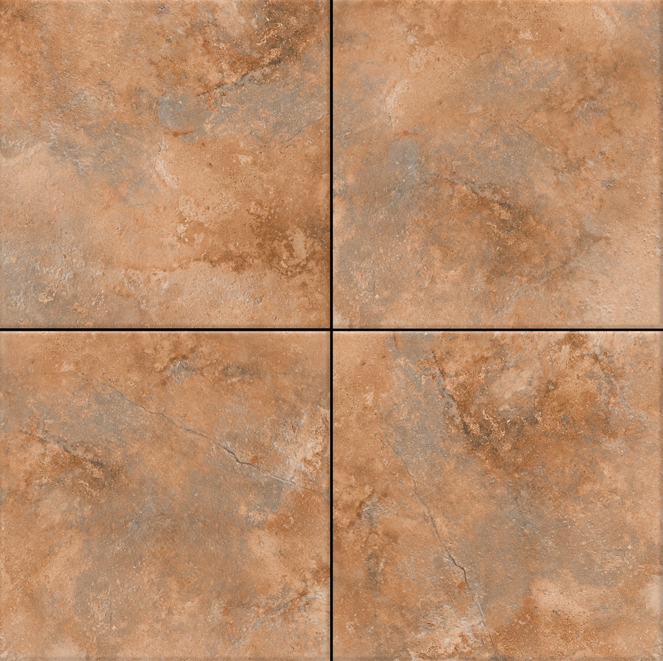 На пол Taftan Светлый терракотовый матовый 60x60x2 - фото 6