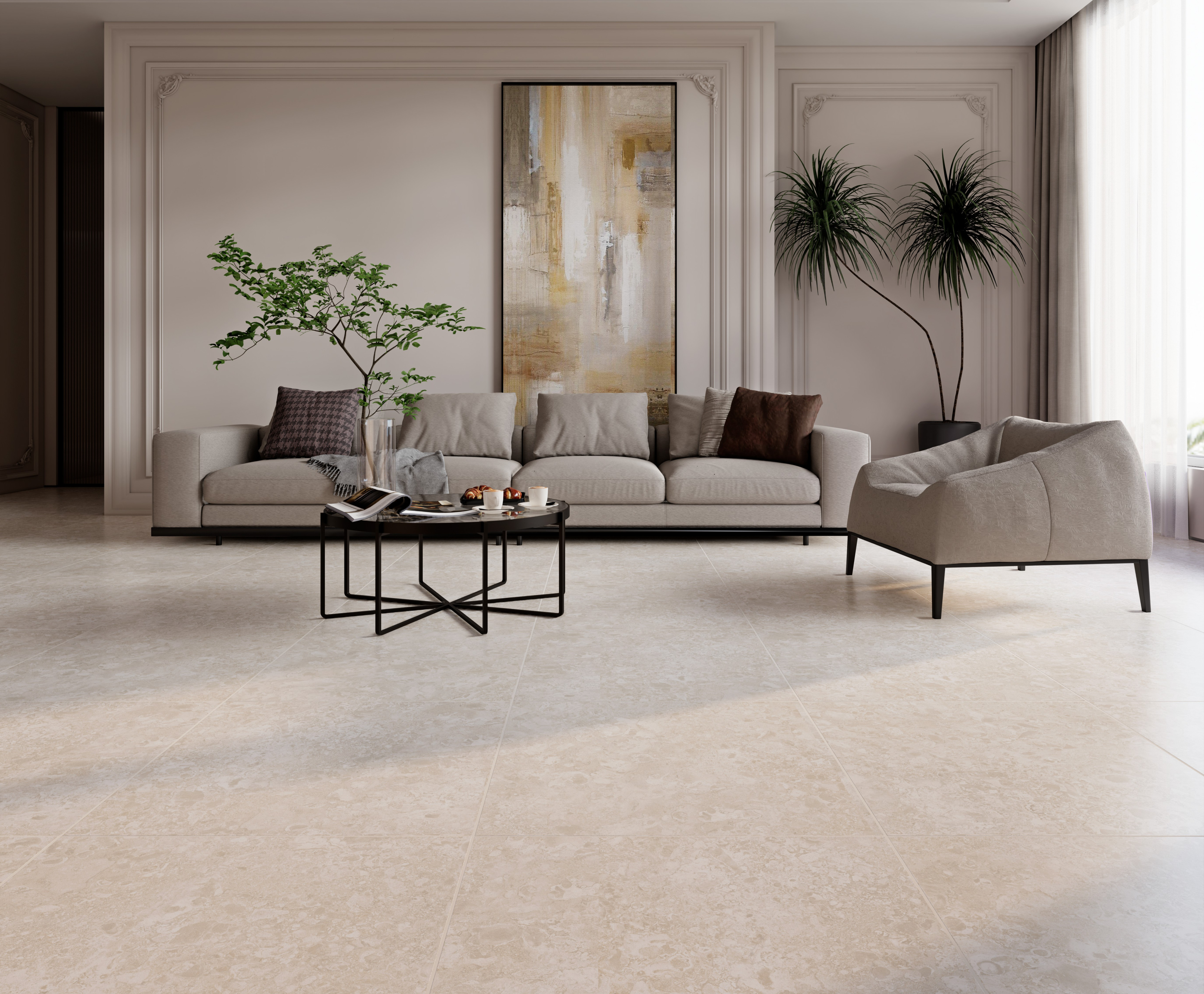 7930138704941 На пол Cambrils Beige Mat 60x60 - фото 9