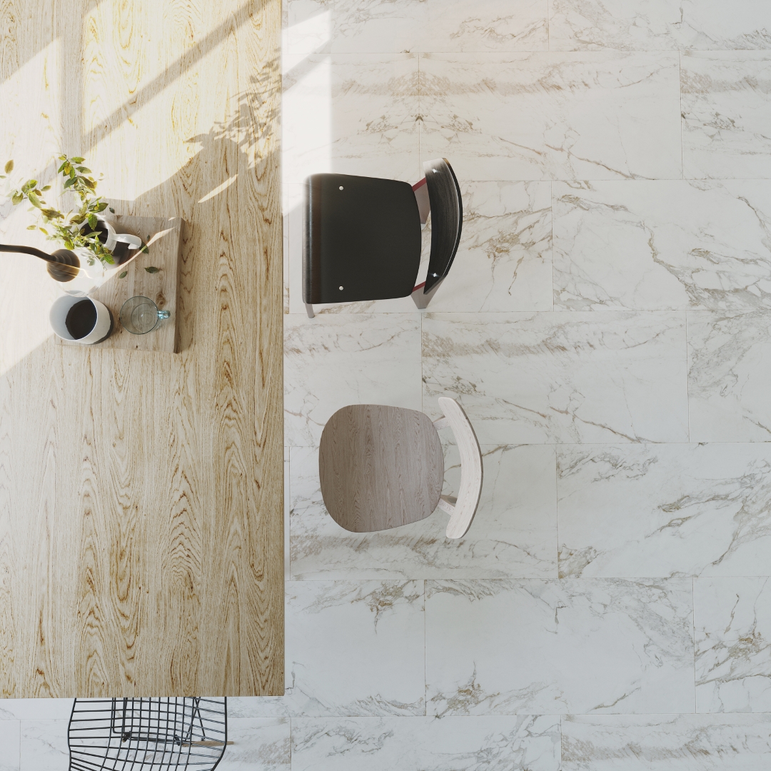 На пол Creme Blanc Full Lapp 7mm 60x120 - фото 10