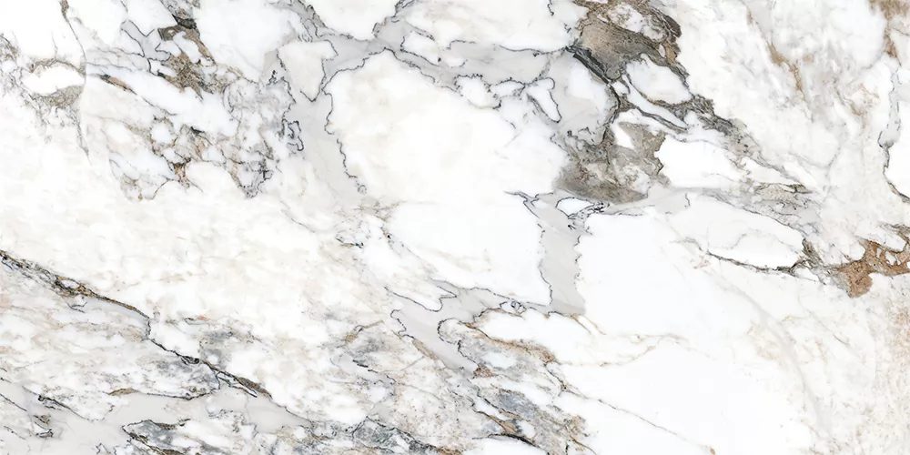 K949769LPR01VTE0 На пол Marble-X Бреча Капрайа Белый Лаппато R9 Ректификат 60x30