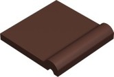 На пол Метлахская плитка 100FG0BRU POOL EDGE BROWN BRU 10x10