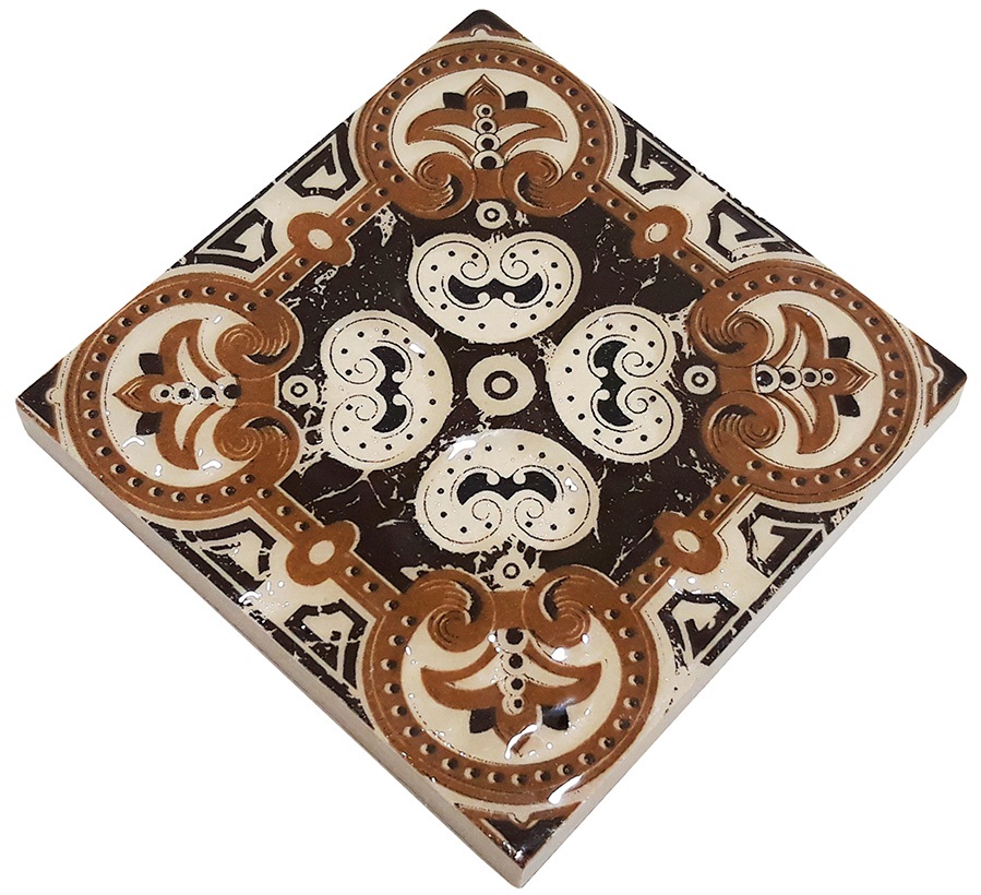 ВК 20 Декоративная вставка Керамические вставки Кастилия 6х6 - фото 2