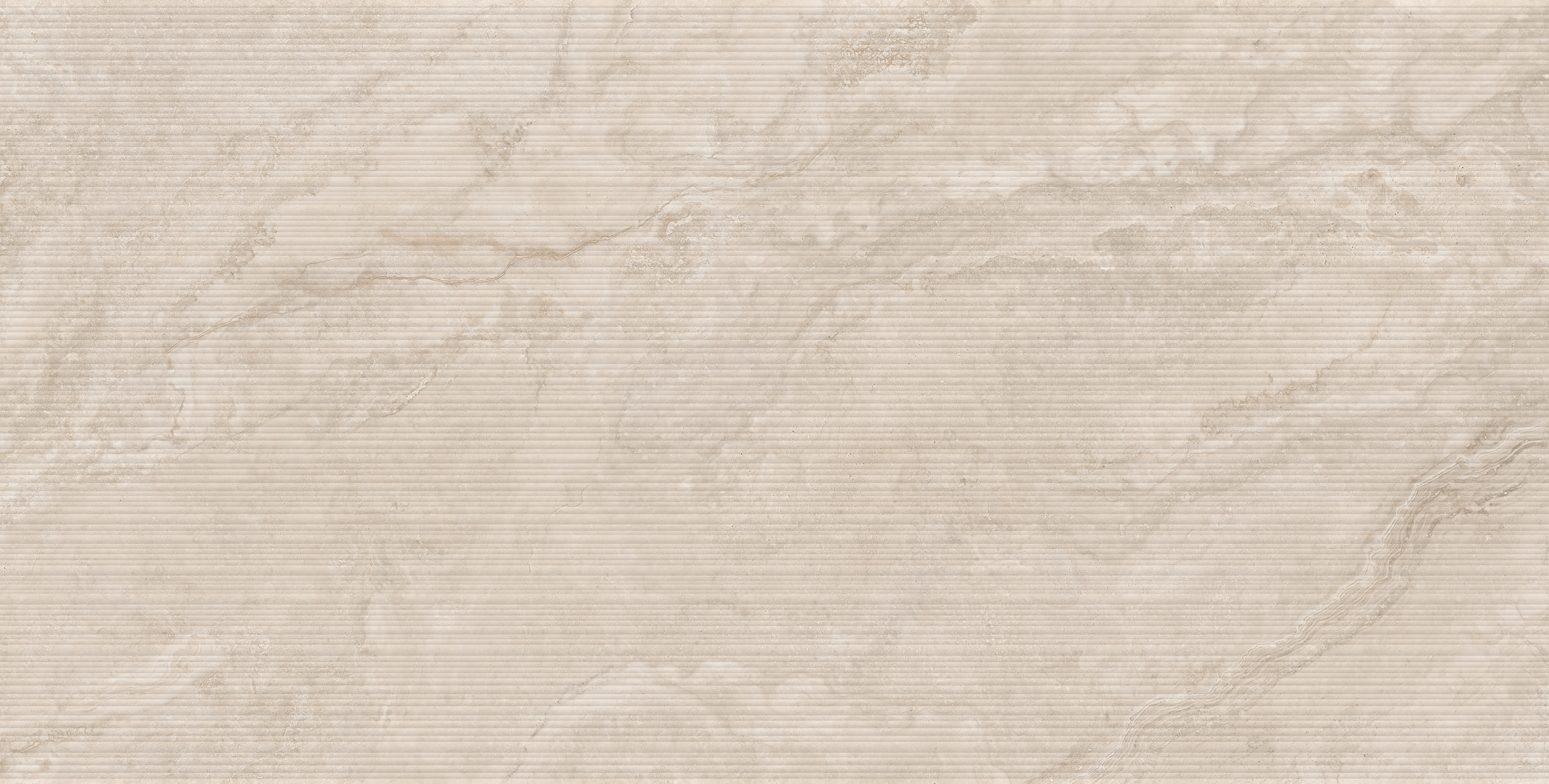 На стену Roman Travertine Almond Ribbed Rustic 60x120 - фото 3