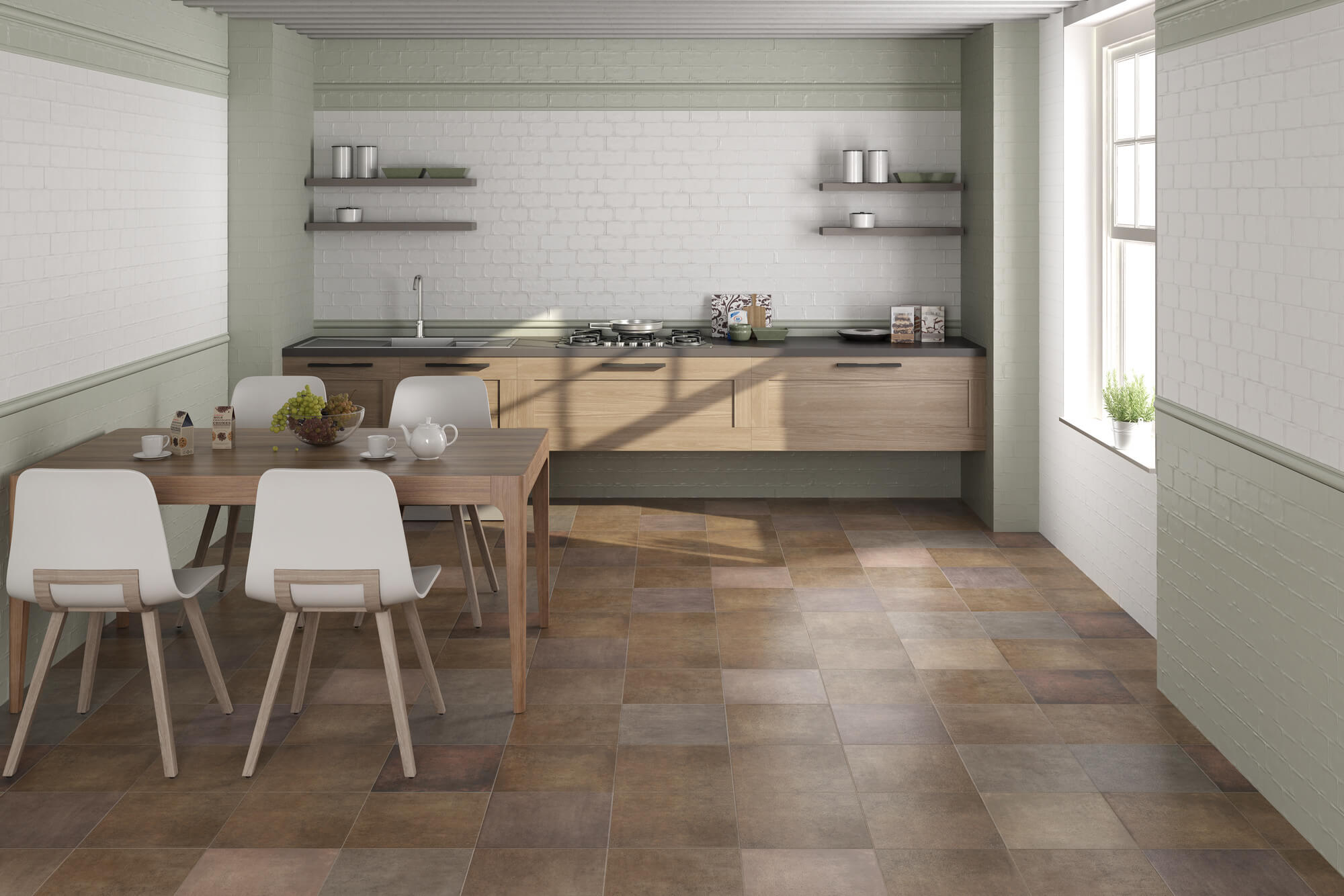 Бордюр Alfaro Moldura Gris Brillo 4x15 - фото 9