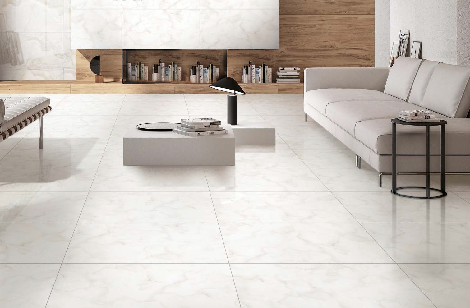 На пол Polished Matrix Ivory 60x120 - фото 14
