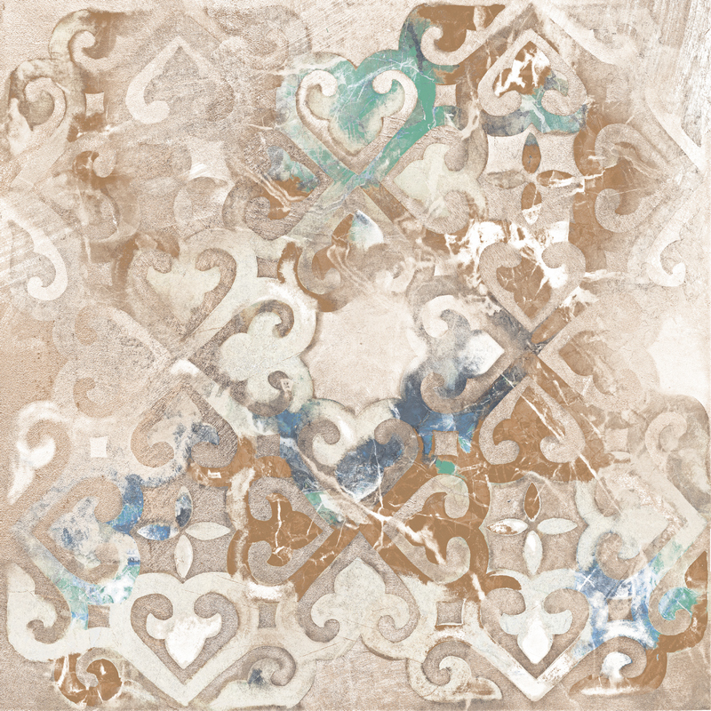 ID 663 На пол Дизайнерский Idraulico Узоры 600x600 - фото 7