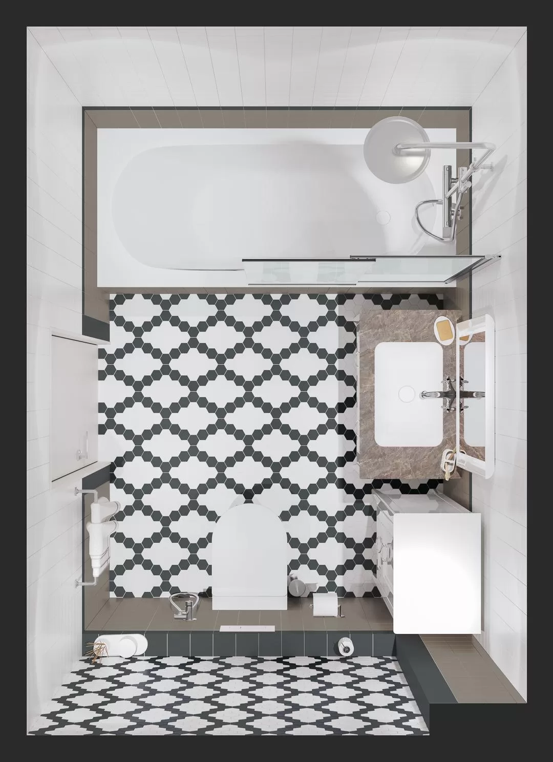 AD/A672/MM Декор Агуста 5 Мозаичный Микс Матовый 29.7x29.8 - фото 37