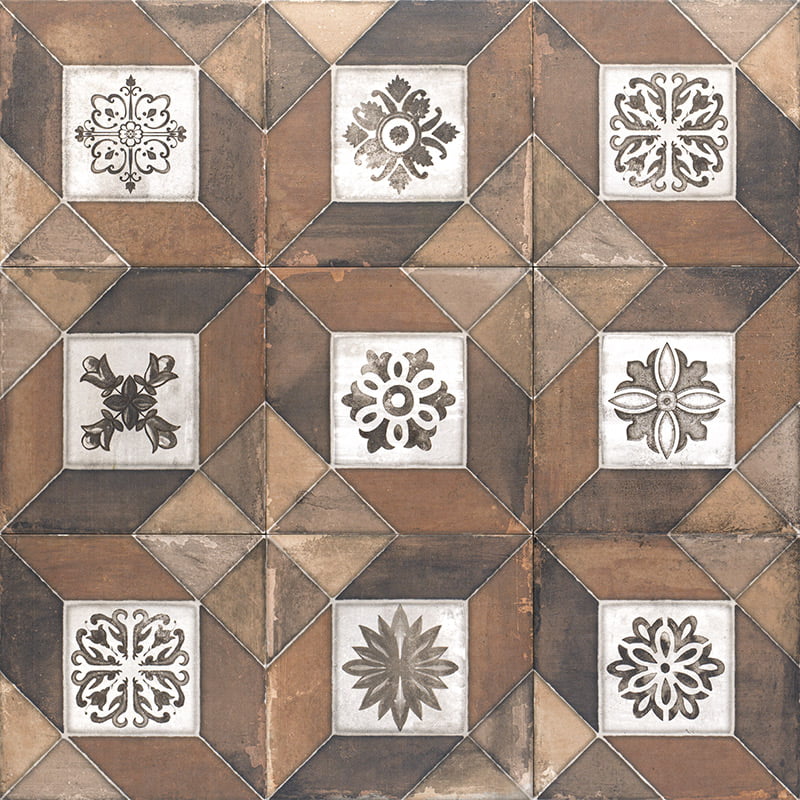 PT03967 Декор Elegance Deco Brown 20x20