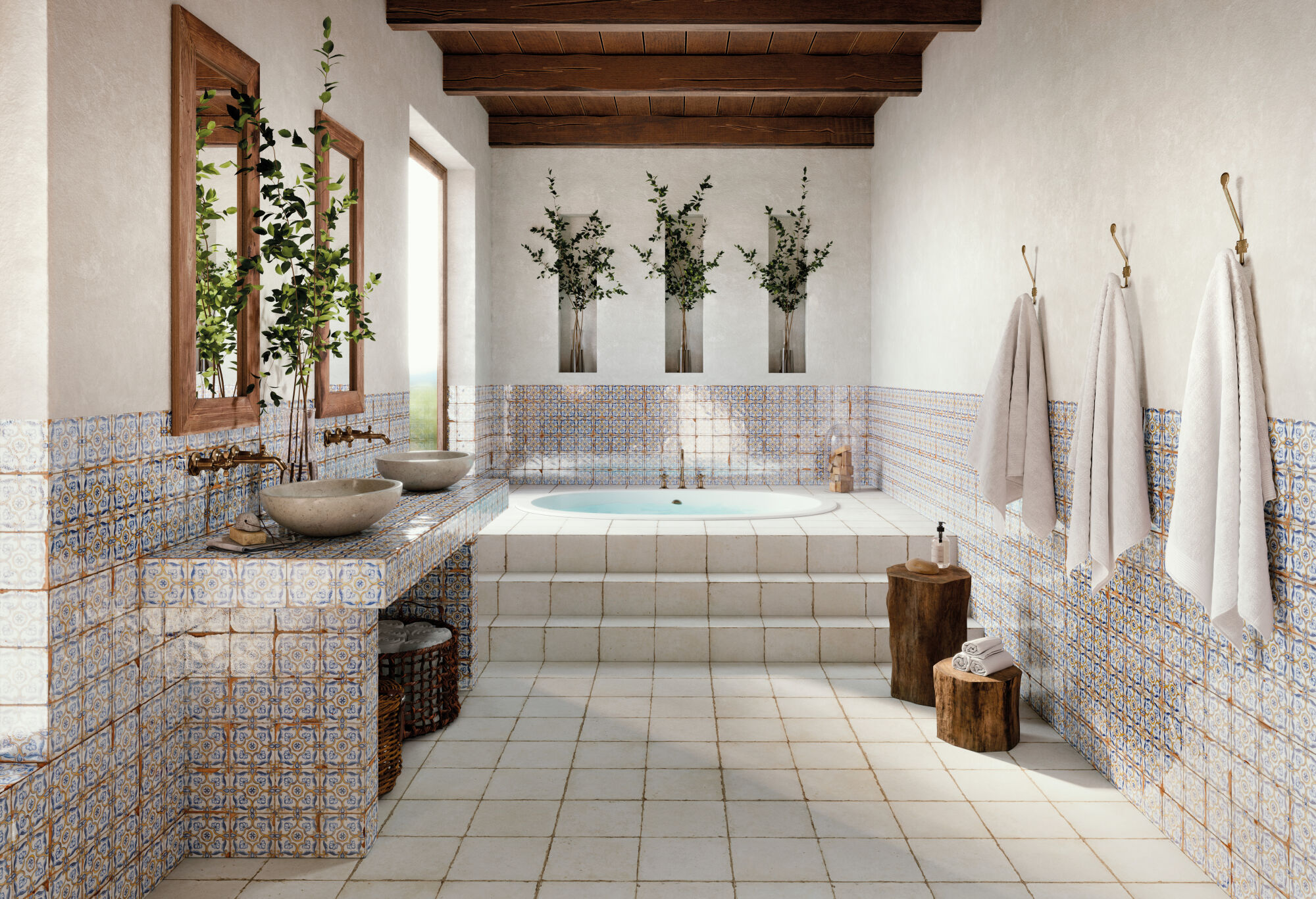 38929 На пол Fs Campania Minori LT 33x33 - фото 11