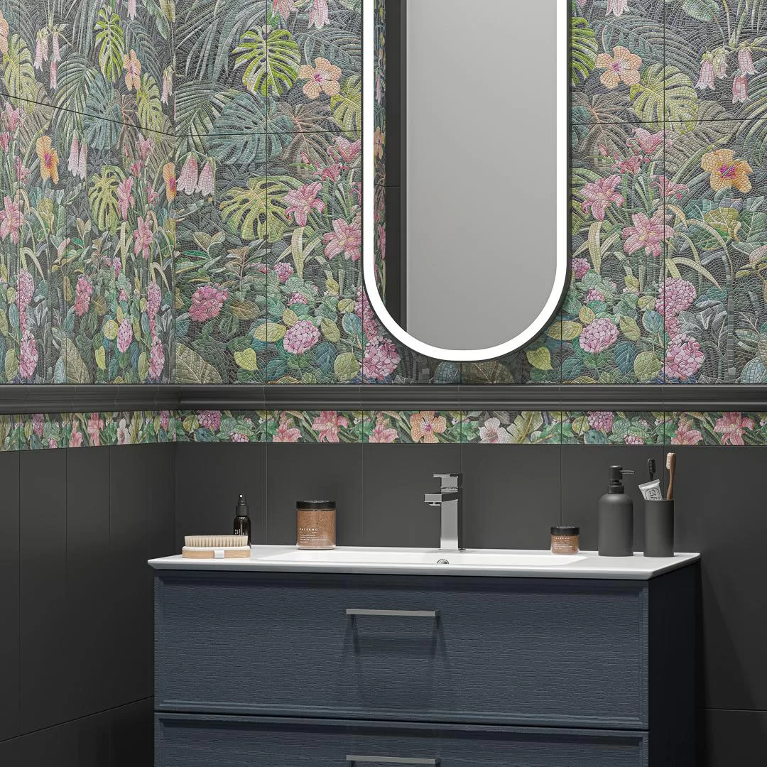 BLB050 Бордюр Альвао Багет Черный Матовый - фото 13