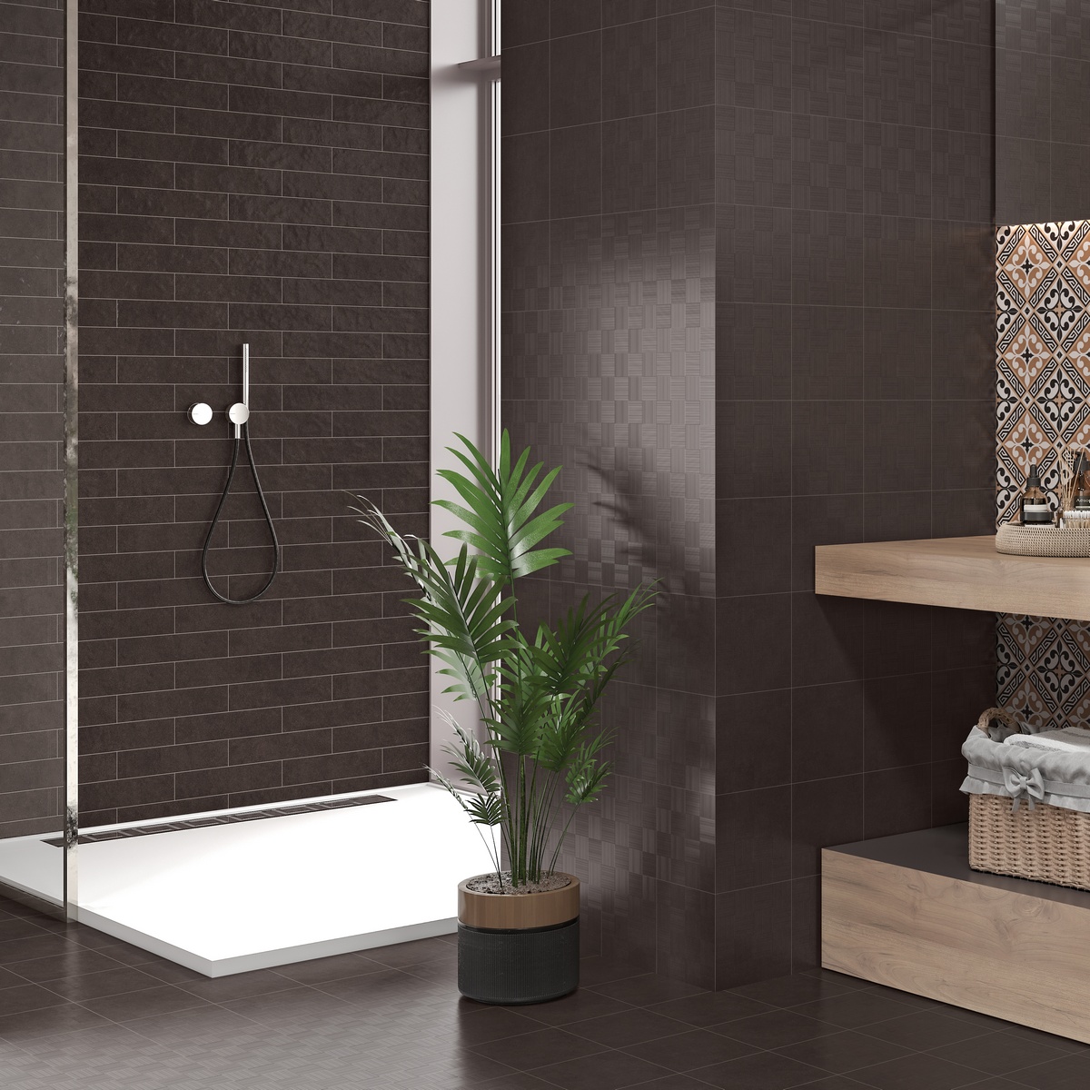 Декор Monotone Midnight Decor Matt 20x20 - фото 29