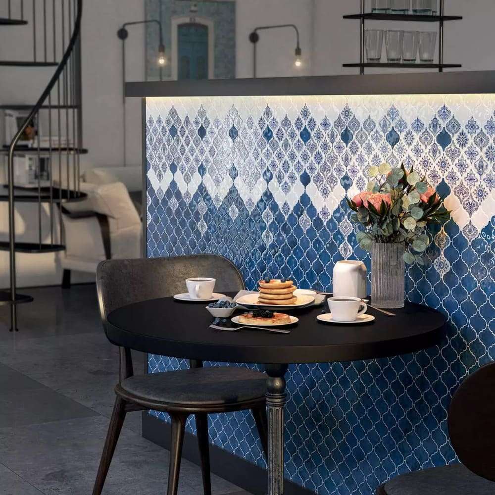 OP/A169/65000 Декор Арабески Майолика A169 Белый Орнамент - фото 4