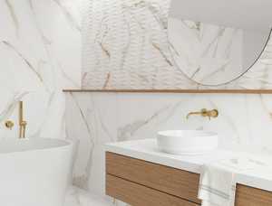 GF-MCG3030 Декор Calacatta Gold Mosaico Calacatta Gold 30x30 - фото 8