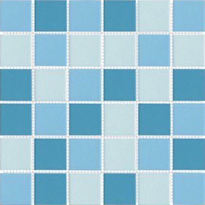 80051.3H На пол Porcelain Mosaic Blue-Light Blue-Aqua Blue 5x5 30x30