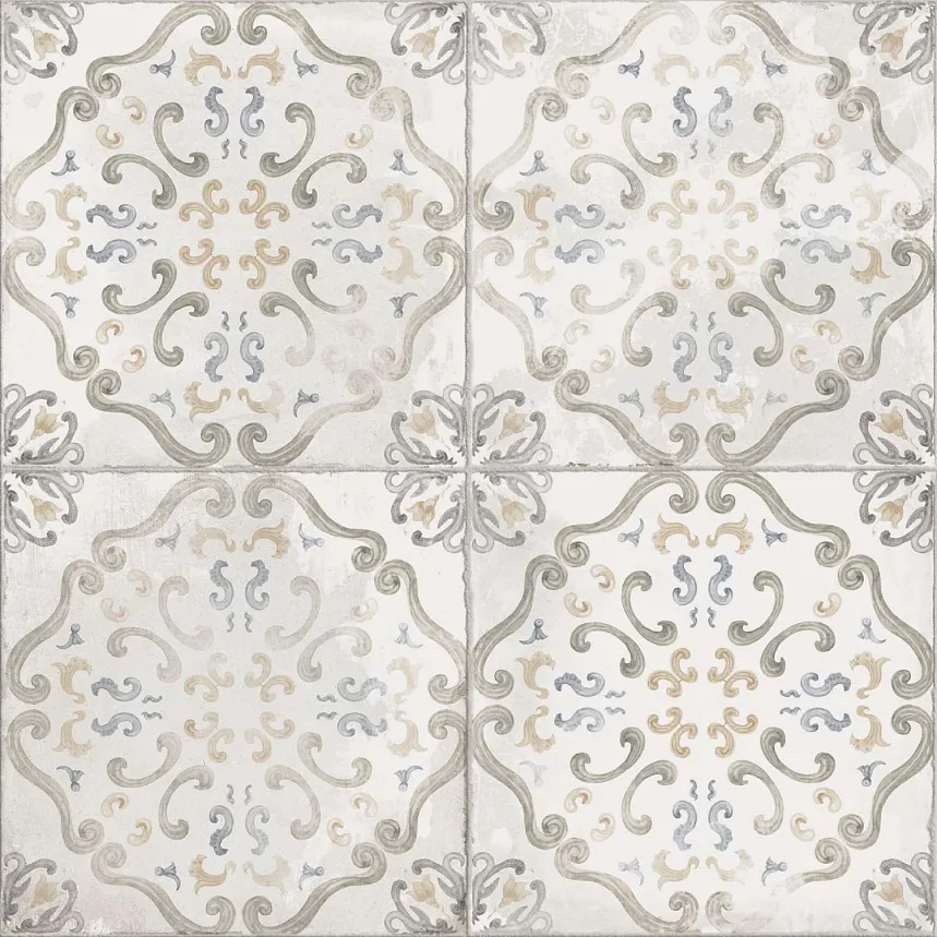 На пол Alice White Glossy Rect 58x58