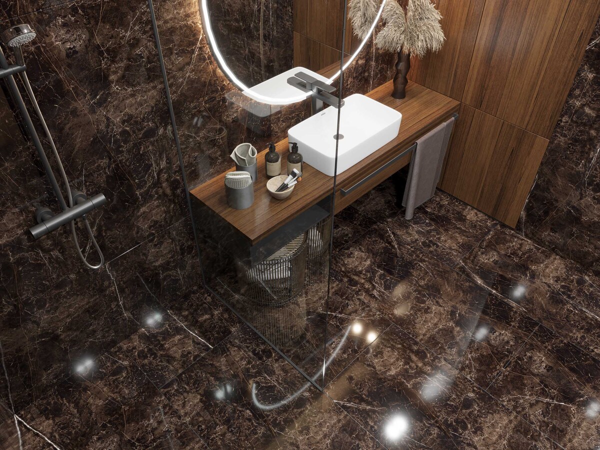 MOG402/PS_NC/60x120x9R/GW На пол Marble MOG402 Dark Brown полированный 60x120 - фото 40