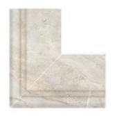 Бордюр Terrace Antislips Natural Series Наружный угол 90 Beige Stone Handle 25x25