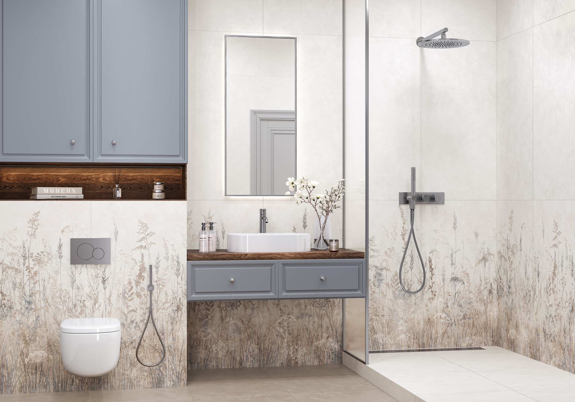 GFU60120FLO00L На пол Флора / Flora 00L лаппатированная 600x1200x8.5 - фото 14