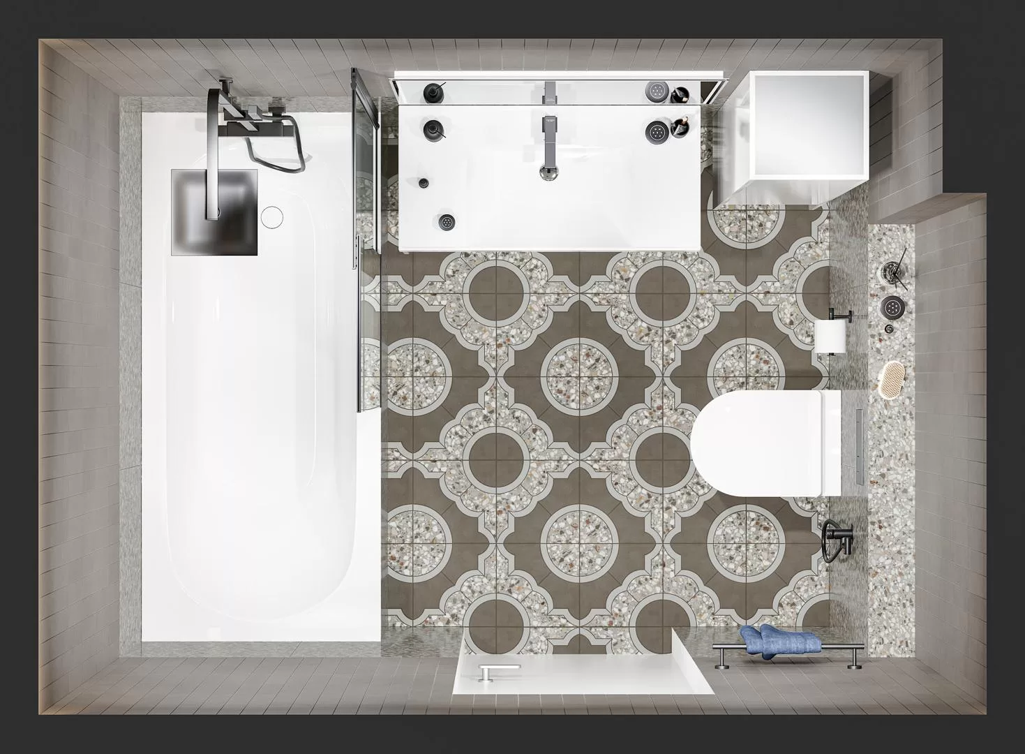 26301 На стену Амстердам Бежевый темный матовый - фото 9