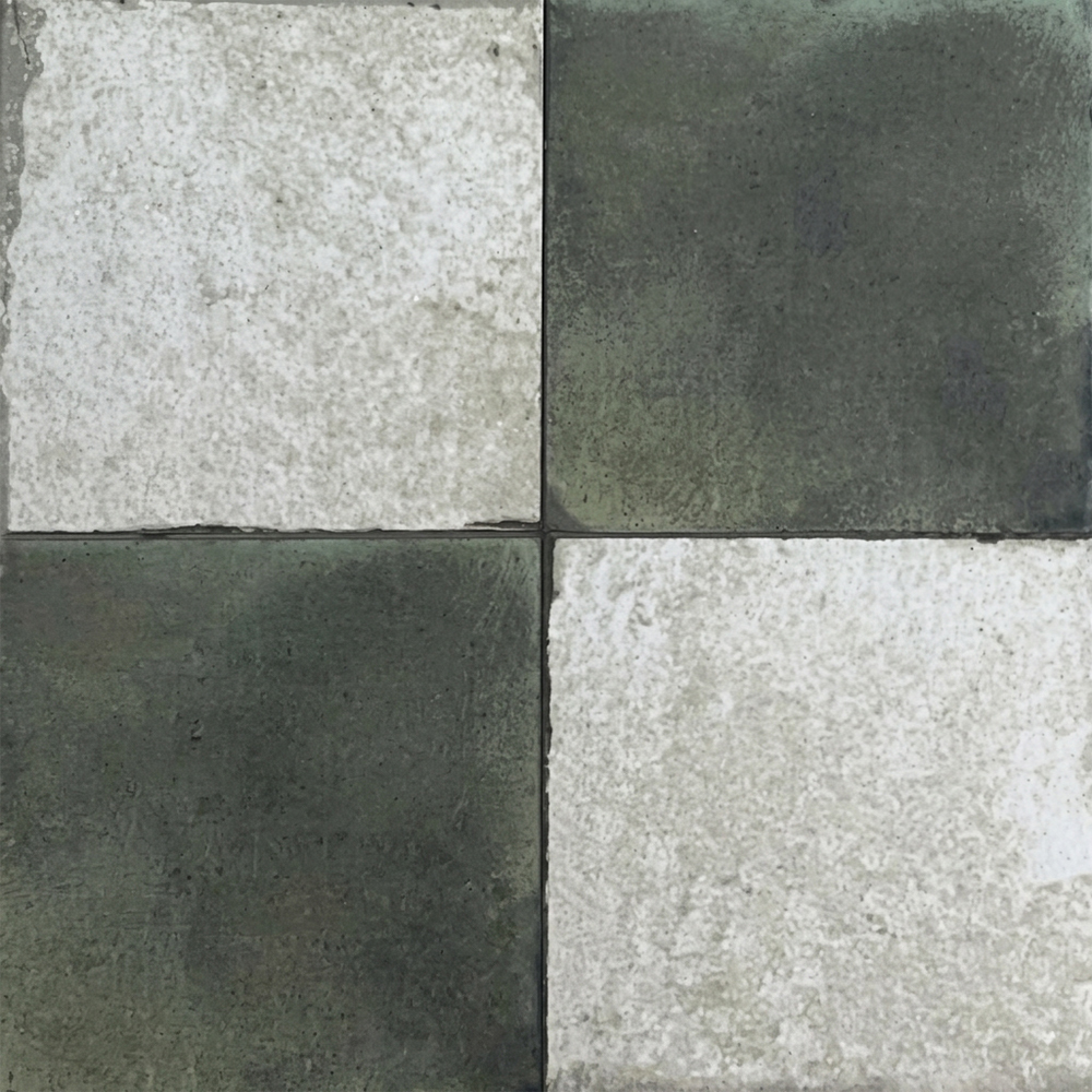 На пол Scintilla Chess Olive Green Pre-cut 45x45