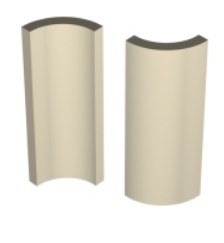 Бордюр Метлахская плитка 100PI0BAS INTbeading SUPER WHITE BAS 3.2x10