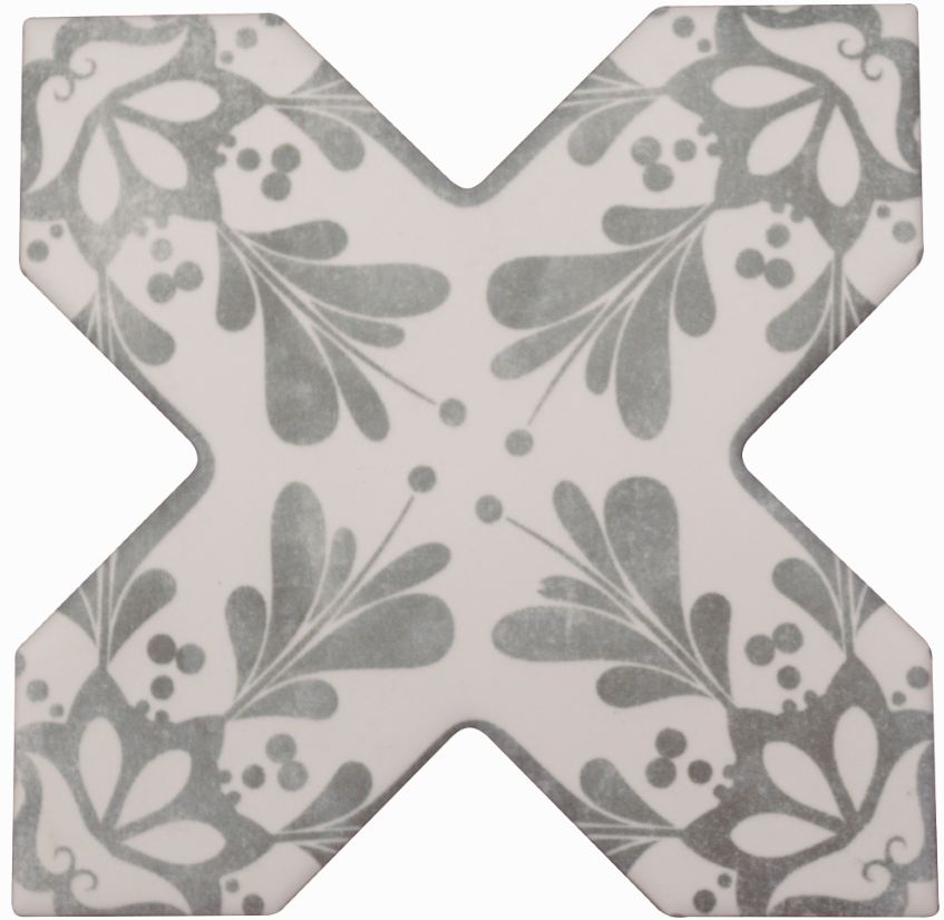 Декор Becolors Cross Dec. Stencil Grey