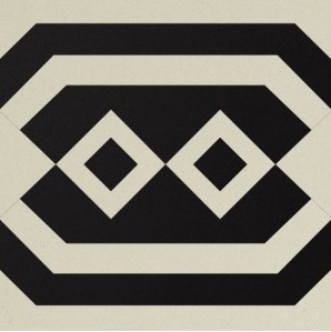 Декоративная вставка Метлахская плитка 100N021F005 ENC 21F 05 (BAU NOI) 10x10