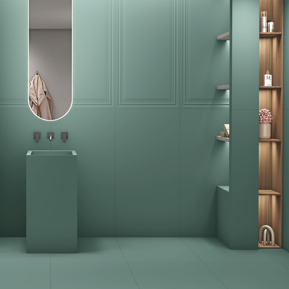 N90055 На стену Rare & Unique Brick Wainscot Matt 60x120 - фото 9