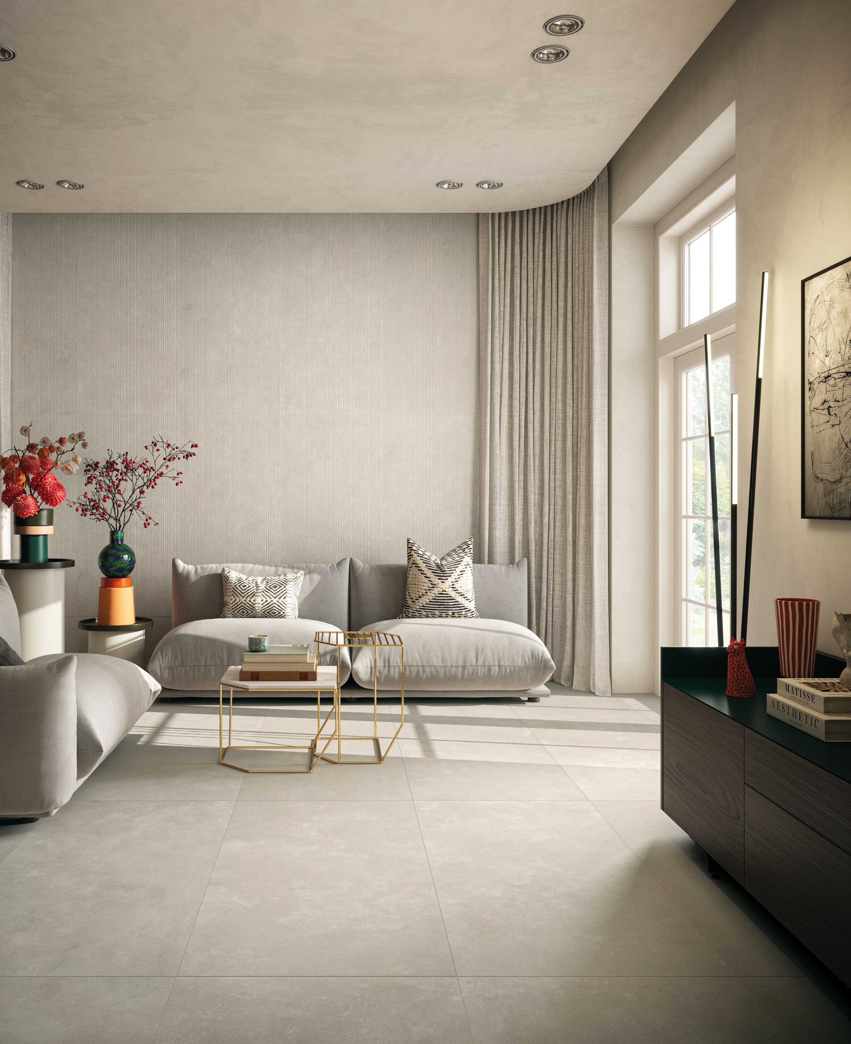 12NATU001 На пол Natural Terre Gesso 60х120 - фото 7