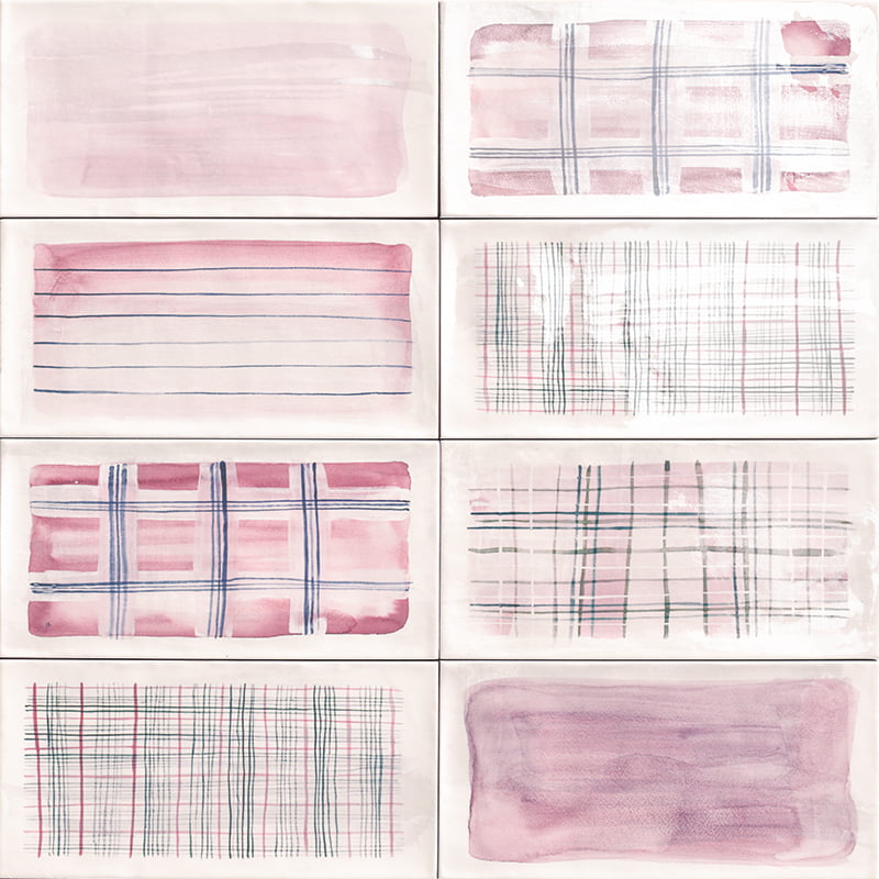 PT02917 Декор Aquarel Deco Pink 15x30 - фото 9