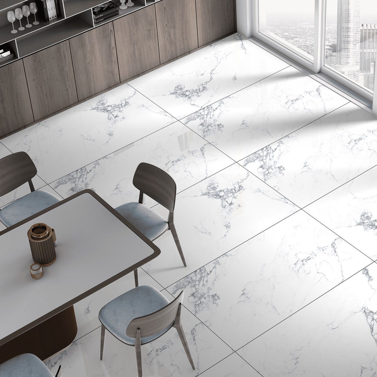 Azario Calacatta Aura Grey