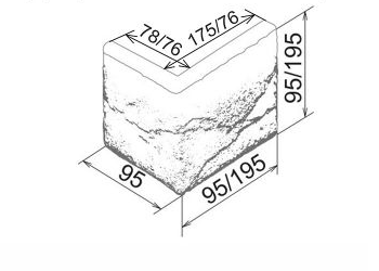 На стену Мальта 114 Угол 95-195х95х95-195х20 - фото 2
