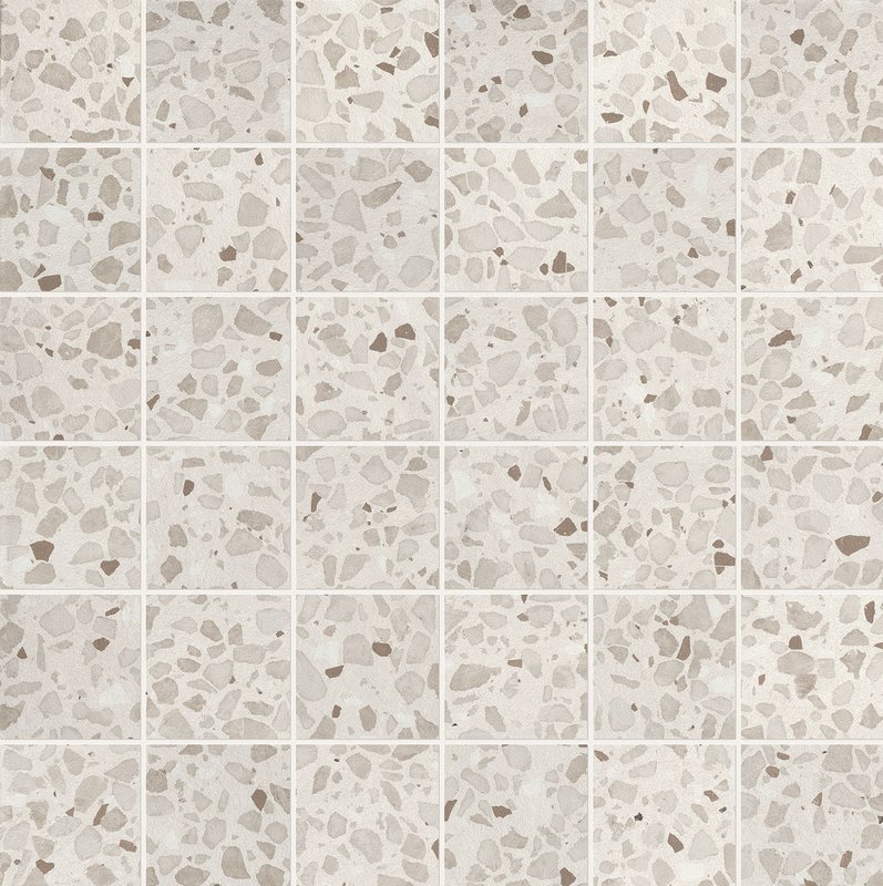 fRO4 Напольная Glim Gemme Bianco Macromosaico Matt 30x30