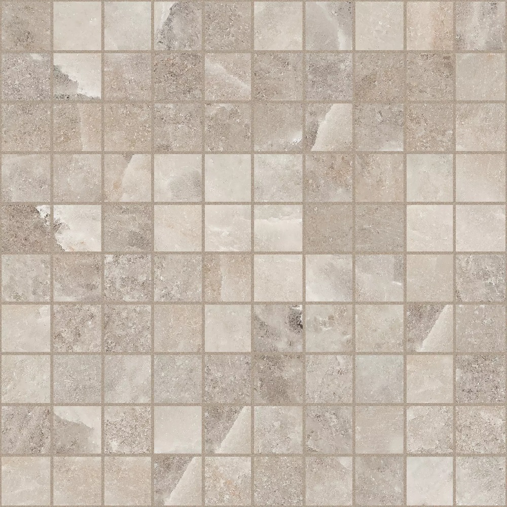 766729 Декор Rock Salt Danish Smoke Nat Mosaico 3x3 30x30