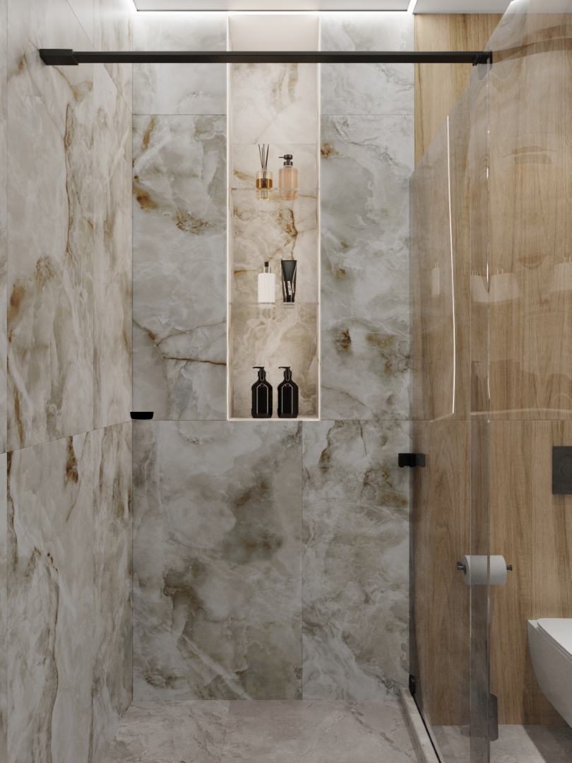 На пол Porcelain Tile 60x120 Hugo Grigio - фото 8