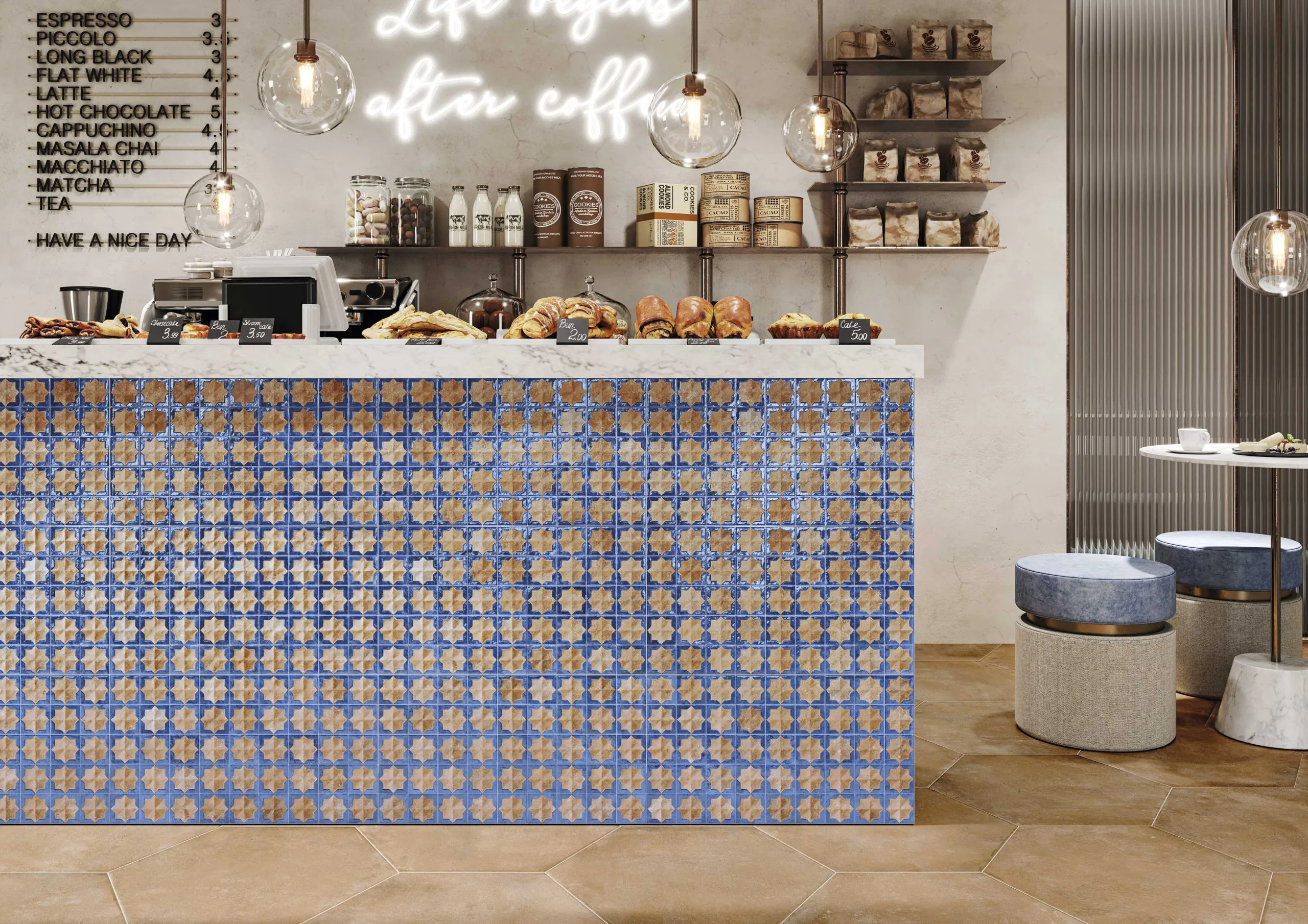 На стену Tetuan Cotto Blue 31х56 - фото 8
