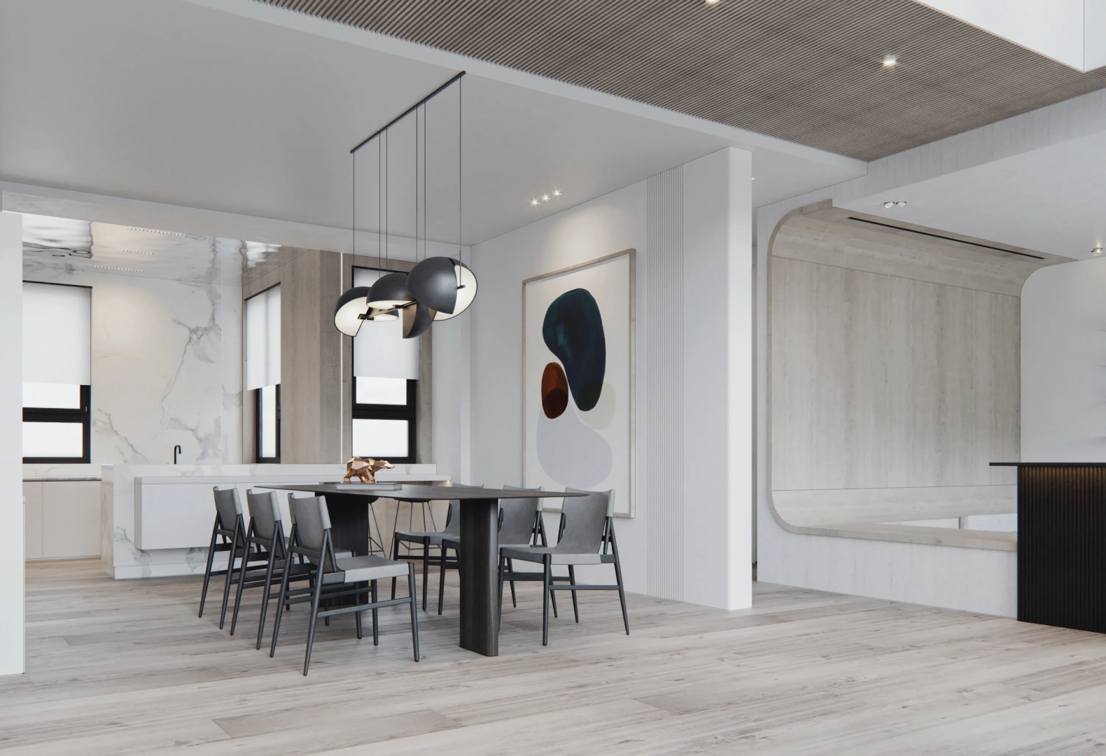 M205 На пол Wood Line Genesis Cream Light MT 20х120 - фото 2