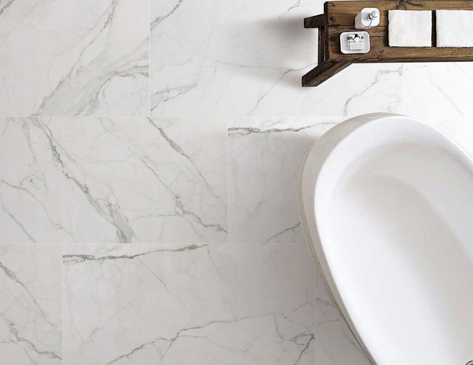 NTT9121P  На пол Bright And Shiny Calacatta Light Grey 60x120 - фото 37