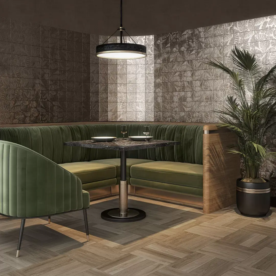 KMD2SFC002BN Декор Агдаль 2 металл матовый структура 15x15x0.9 - фото 11