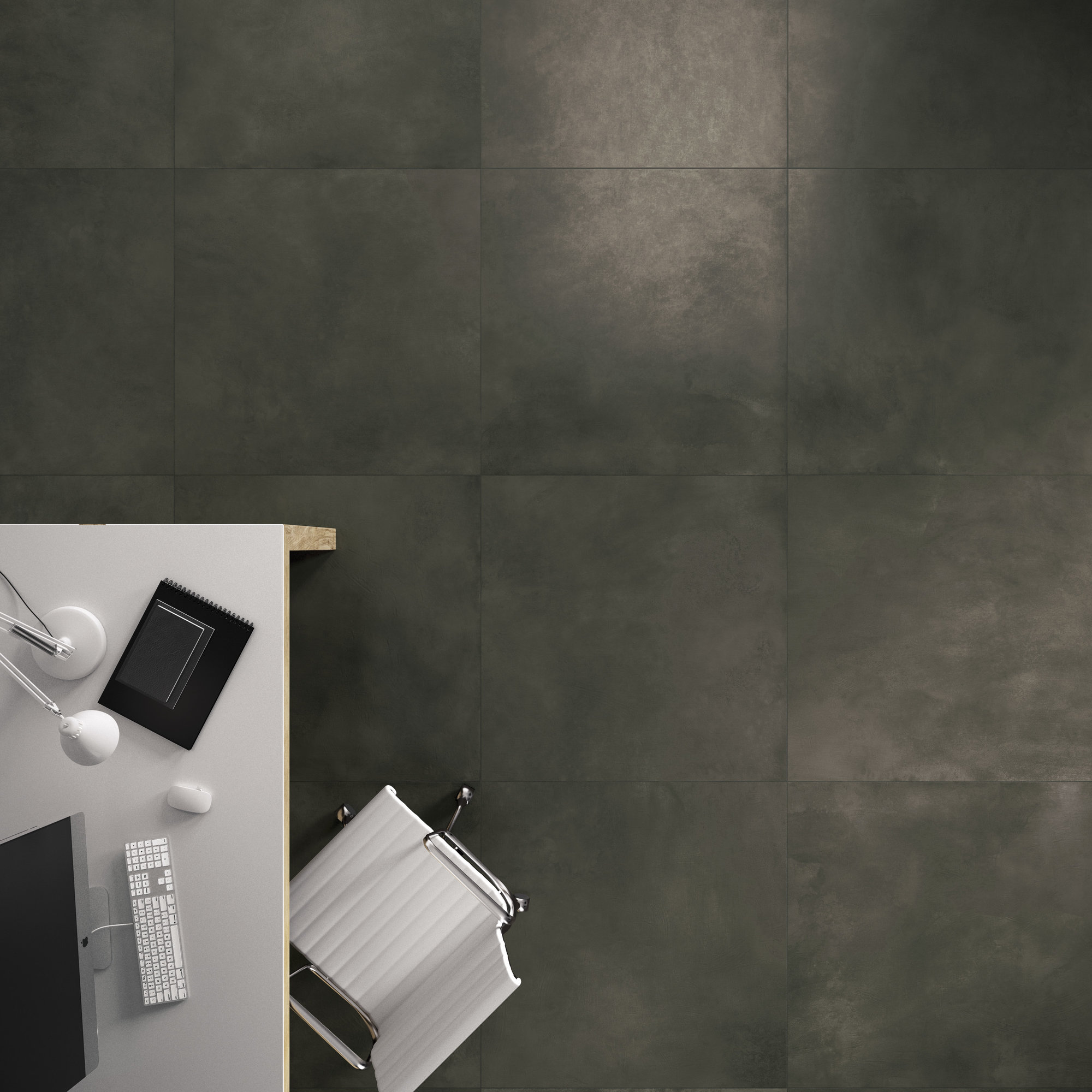 MAS1461030 На пол Hq. Resin Maximum Cinder Resin Semilucidato 300х100 - фото 9