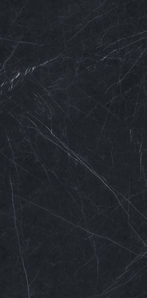 На пол Ultra Marmi Nero Marquina Luc Shiny 6mm 150x300 - фото 3