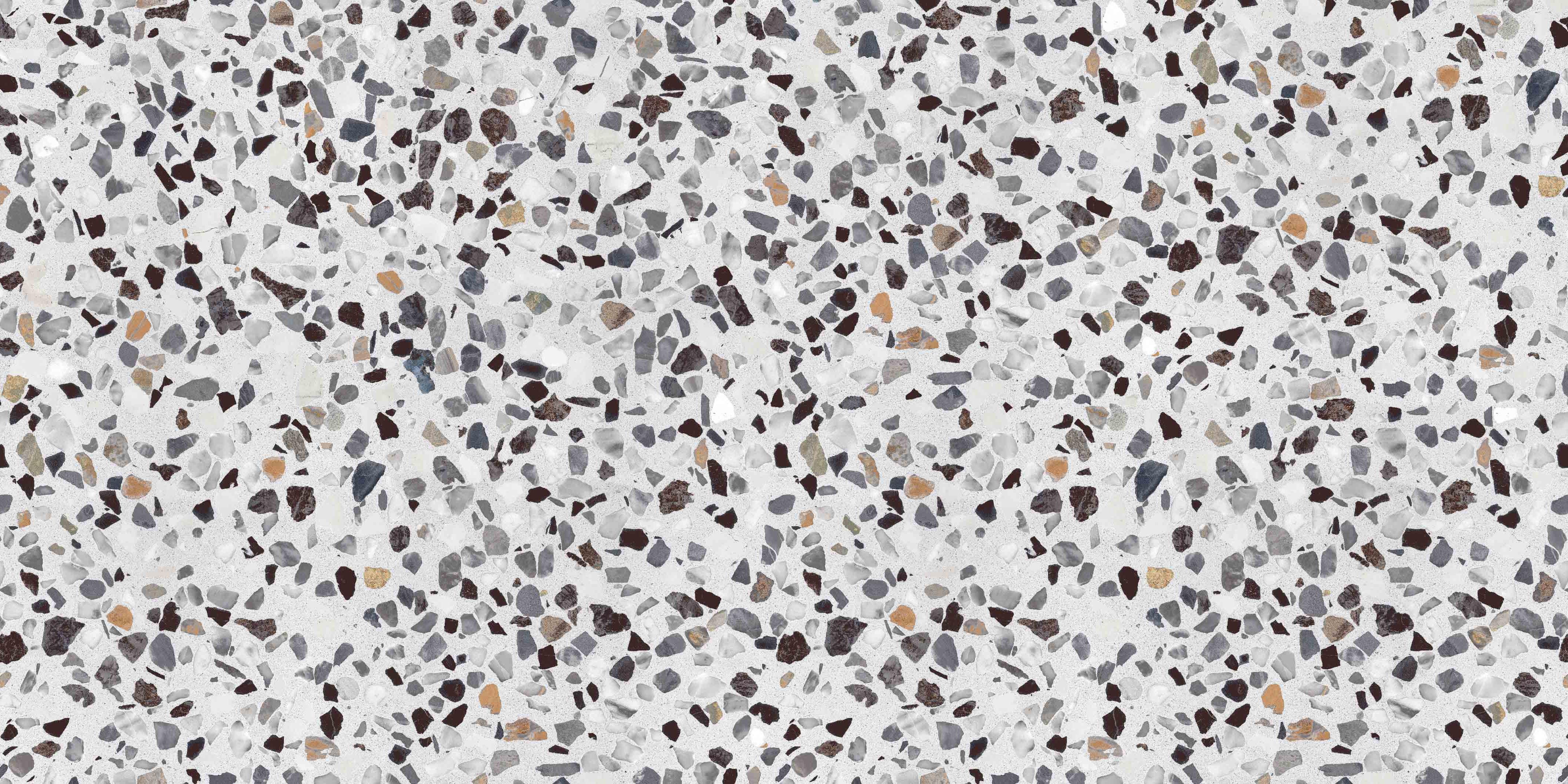 TB 12610 На пол Дизайнерский Terrazzo Bianca Чипсы 1200x600 - фото 2