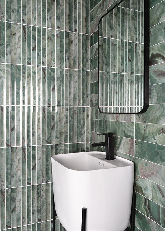 На стену Chloe Emerald 10x30 - фото 4