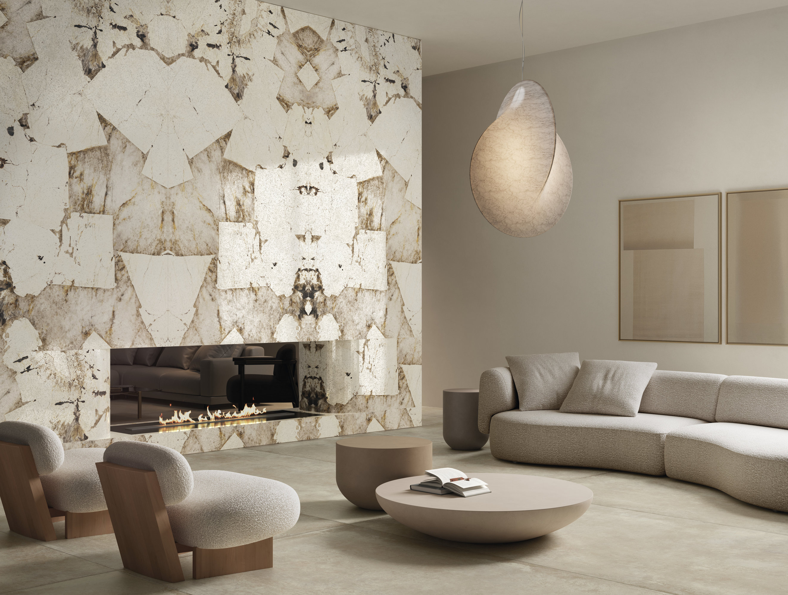 P315652MF6 На пол Marmi Maxfine Crema Avorio Naturale 150x300 - фото 11