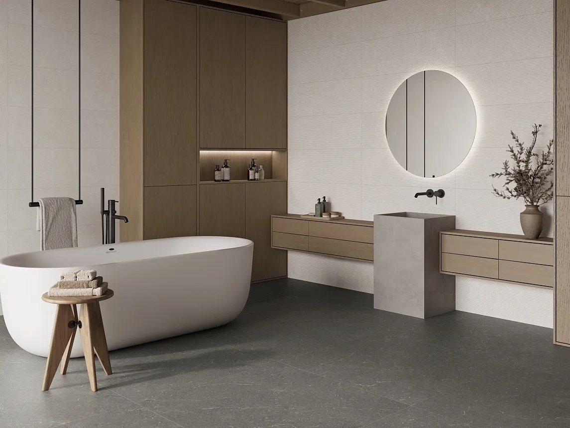 На пол Bergstein Ivory Matt Rect 60x60 - фото 2