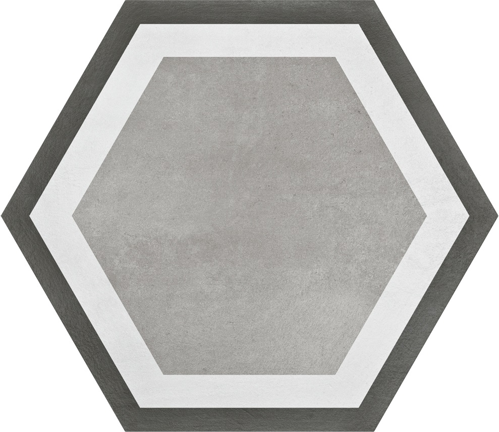 На пол Six Cementine Pisa Grey 23x27